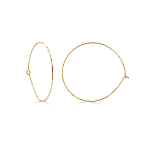 Large fine hoops