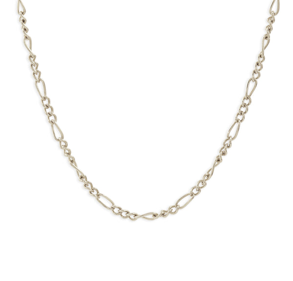 Silver chain choker