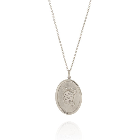 Cosmic egg medallion Silver