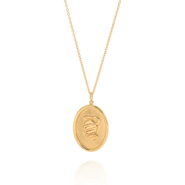 Cosmic egg medallion Gold